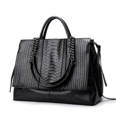 Luxury Cowhide Ladies Bag - Premium Quality, Stylish Texture, Timeless Elegance